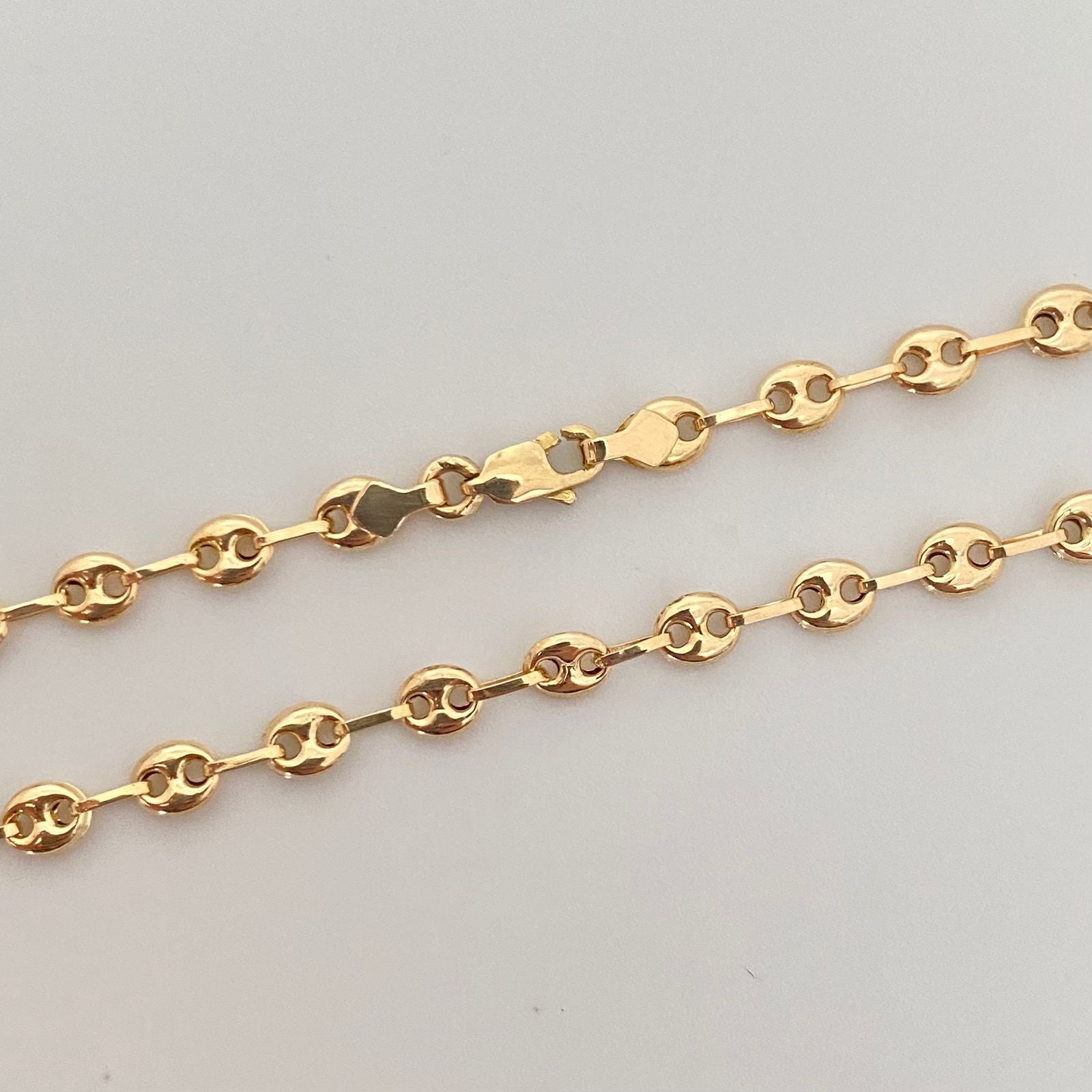 Cadena gc Oro amarillo 18k 7,75 Gr / 4,1 mm / 60 Cm Broche 0,60
