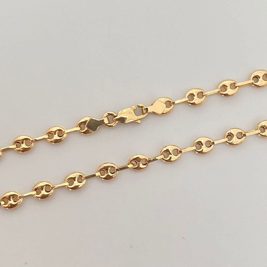 Cadena gc Oro amarillo 18k 7,80 Gr / 4,0 mm / 61 Cm Broche 0,40