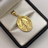 Dije Virgen milagrosa Oro amarillo 18k 2,01 Gr / 17,8 mm / 3,2 Cm