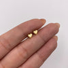 Topos Corazon centro liso Oro amarillo 18k 0,55 Gr / 5,1 mm