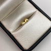 Topos Circon Blanco Oro amarillo 18k 0,4 Gr / 2,4 mm