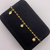 Tobillera gc dijes Oro amarillo 18k 4,20 Gr / 3,2 mm / 26 Cm Broche 0,40