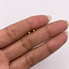 Topos media bola diamantada 3mm Oro amarillo 18k 0,4 Gr