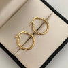 Candonga Entorchada Oro amarillo 18k 1,2 Gr / 2 Cm