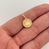 Dije Corona Rx Oro amarillo 18k 1,45 Gr / 11,2 mm / 1,9 Cm