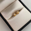 Topos Nudo Circon Oro amarillo 18k 0,9 Gr / 5,2 mm