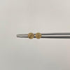 Topos Circulo Plano Diamantado Oro amarillo 18k 0,5 Gr / 5,2 mm