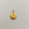 Dije It Dije redondo Virgen del Carmen y Sagrado Corazon Oro amarillo 18k +4 / 2,35 Gr / 13,8 mm / 2 Cm