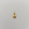 Dije Gc Liso Oro amarillo 18k 0,45 Gr / 7,3 mm / 1,8 Cm