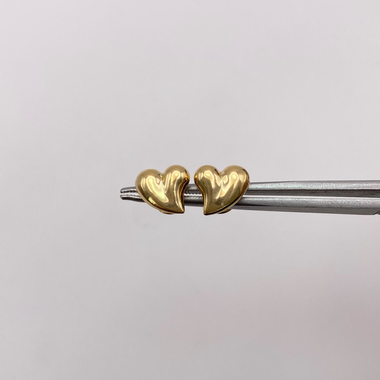 Topos corazón burbuja Oro amarillo 18k 1 Gr / 9,78 mm