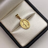 Dije Virgen milagrosa Oro amarillo 18k 0,83 Gr / 11,2 mm / 2,3 Cm