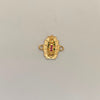 Herraje Silueta Virgen de Guadalupe Casting Oro amarillo 18k 0,9 Gr / 1,4 Cm