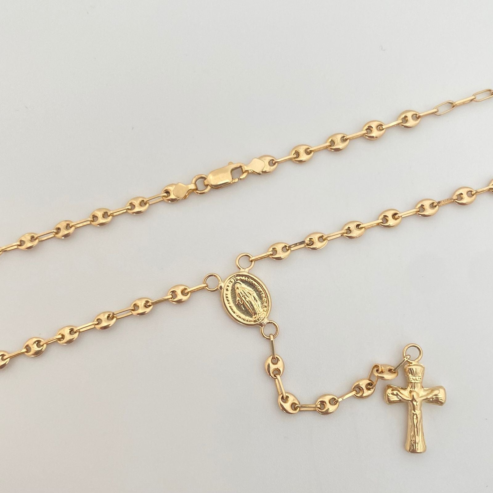 Rosario gc Oro amarillo 18k 6,65 Gr / 3,3 mm / 57 Cm Broche 0,40