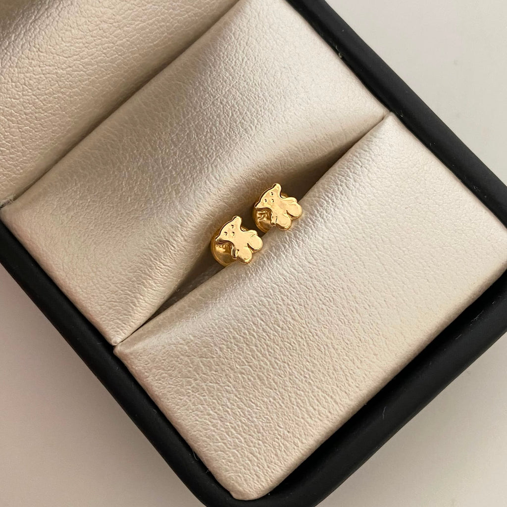 Topos Oso Th Liso Oro amarillo 18k 0,45 Gr / 4,2 mm