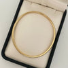 Aro It resortado Oro amarillo 18k +5 / 2,60 Gr / 3,5 mm / 19 Cm