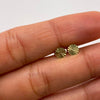 Topos Circulo plano diamantado Oro amarillo 18k 0,5 Gr / 5,2 mm