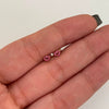 Topos Mini Corazon Casting Rojo Oro amarillo 18k 0,5 Gr / 3,9 mm