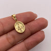 Dije Virgen milagrosa Oro amarillo 18k 0,83 Gr / 11,2 mm / 2,3 Cm