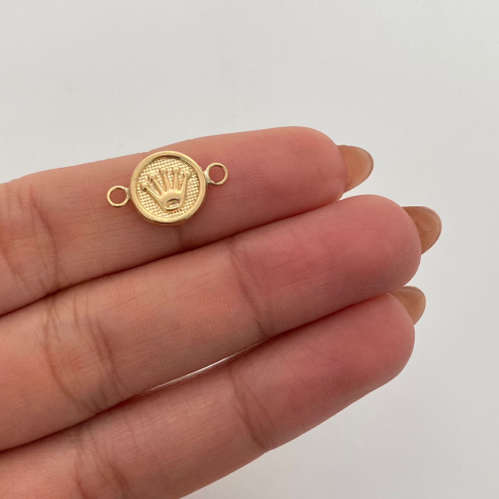 Herraje Corona Rx Oro amarillo 18k 0,5 Gr / 1,6 Cm