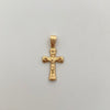 Dije Cruz Oro amarillo 18k 0,8 Gr / 13,5 mm / 3 Cm