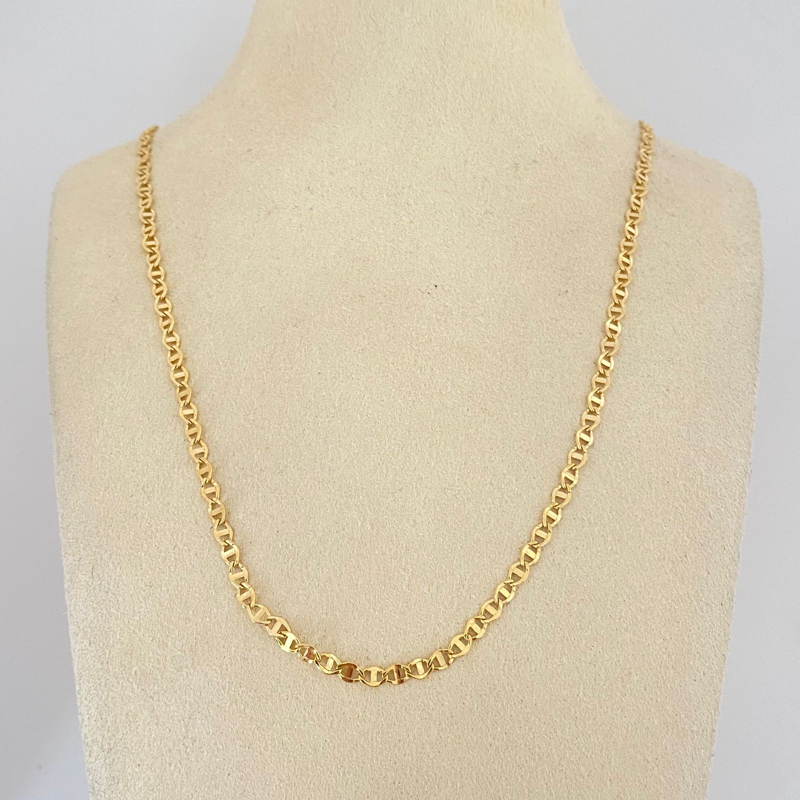 Cadena It tejido escalera plana Oro amarillo 18k 3,2 Gr / 2,5 mm / 60 Cm