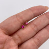 Topos Circon fucsia Oro amarillo 18k 0,65 Gr / 3,6 mm
