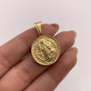 Dije San benito Oro amarillo 18k 2,8 Gr / 20,3 mm / 3 Cm