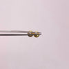 Topos Mini circon Blanco Oro amarillo 18k 0,35 Gr / 2 mm