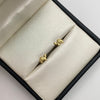 Topos Tortuga diamantada Oro amarillo 18k 0,5 Gr / 7,9 mm