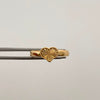 Anillo Corazoncito Diamantado Oro amarillo 18k / Talla 6 1/2 / 1,4 Gr / 3 mm