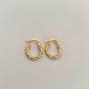 Candonga Entorchada Oro amarillo 18k 1,25 Gr / 1,5 Cm