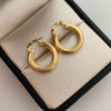 Candonga Entorchada Oro amarillo 18k 1,45 Gr / 2,5 Cm