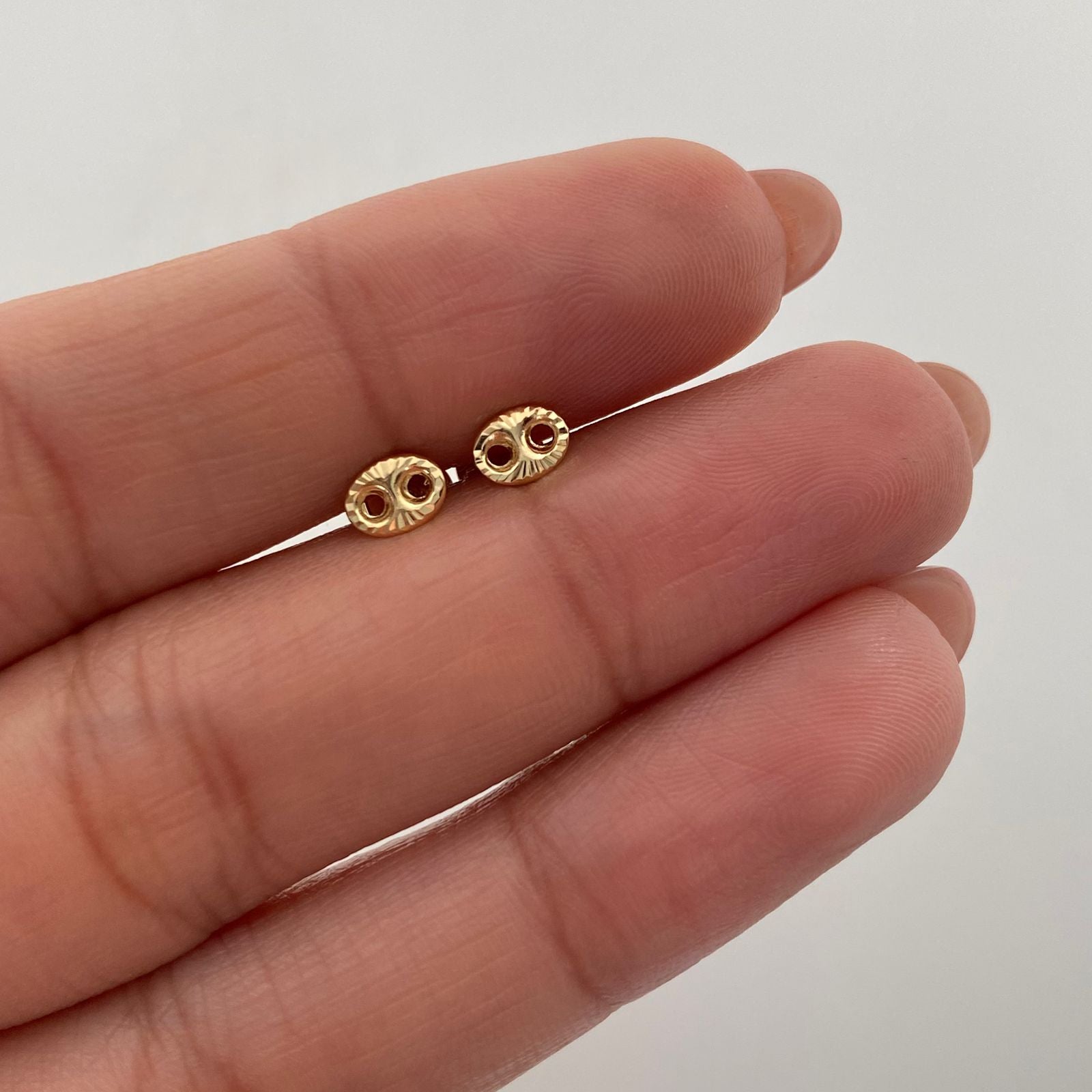 Topos Gc Diamanatado Oro amarillo 18k 0,5 Gr / 4,2 mm