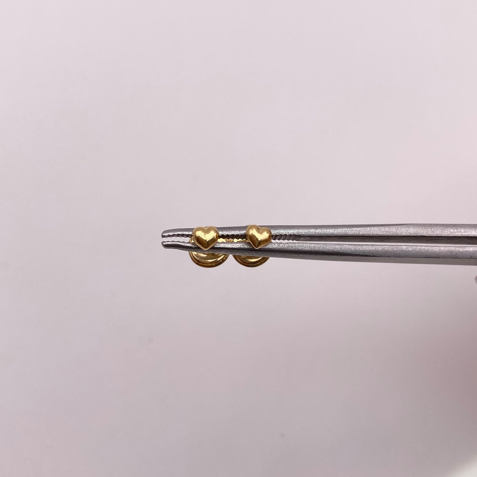 Topos Mini corazon inflado Oro amarillo 18k 0,4 Gr / 3,3 mm