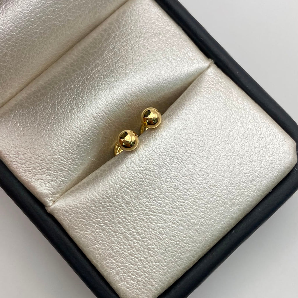 Topos Bola lisa 4mm Oro amarillo 18k 0,45 Gr