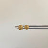 Topos circulo plano diamantado Oro amarillo 18k 0,4 Gr / 3 mm