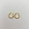 Candonga lisa y satinada Oro amarillo 1,2 Gr / 1,5 Cm