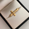 Herraje Cruz Cristo Oro amarillo 18k 0,7 Gr / 1,6 Cm