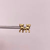 Topos Oso Mano Alzada Oro amarillo 18k 0,9 Gr / 8,1 mm