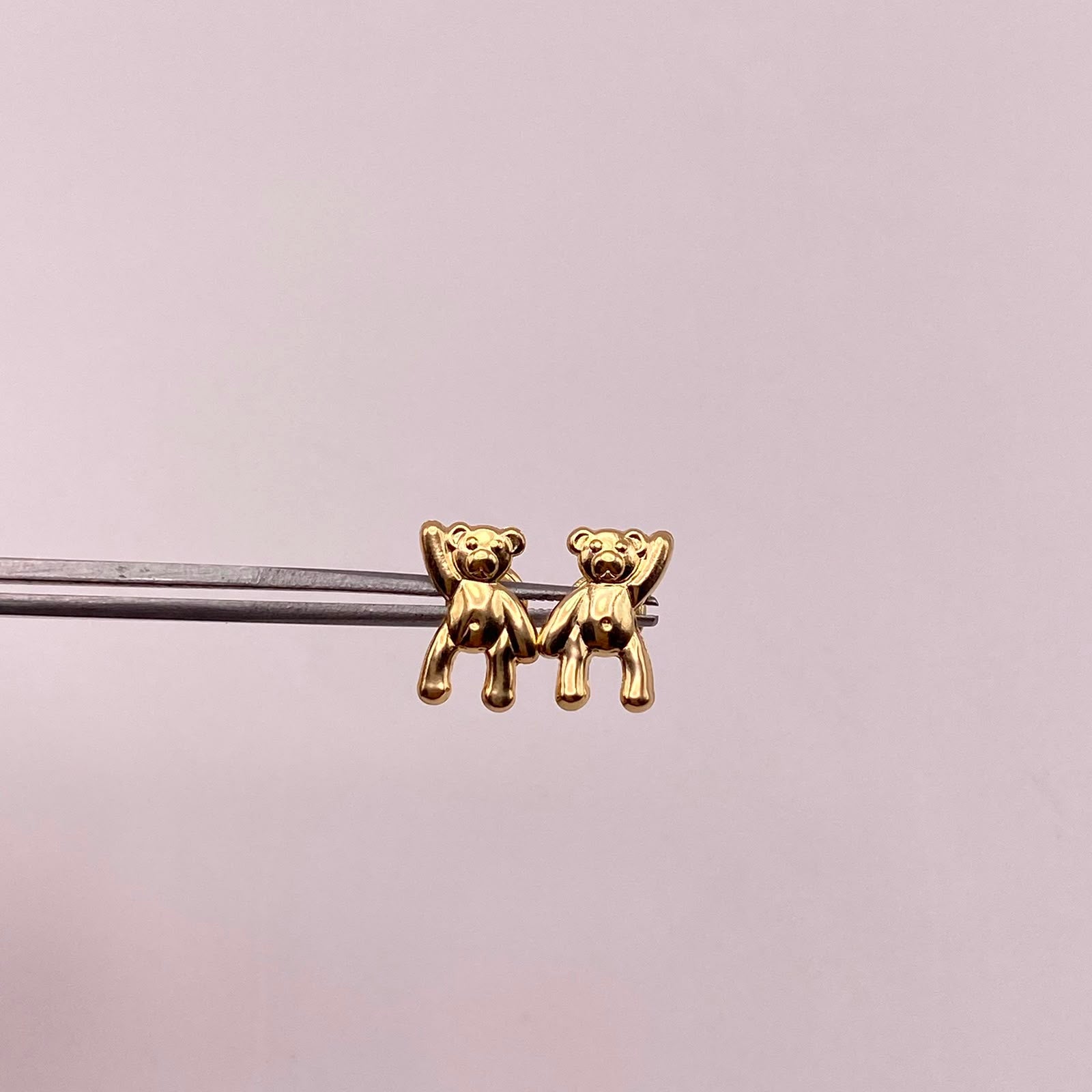 Topos Oso Mano Alzada Oro amarillo 18k 0,9 Gr / 8,1 mm