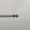 Topos Signo de Pesos Oro amarillo 18k 0,55 Gr / 4,5 mm