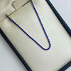 Pulso It tennis circón azul rey Oro amarillo 18k 2,10 Gr / 1,83 mm / 18 Cm