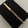 Pulso It 3x1 Placa (por fabricacion) Oro amarillo 18k 5,85 Gr / 4,8 mm / 19 Cm