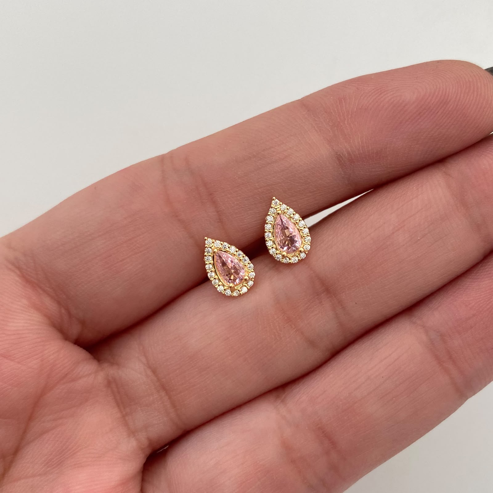 Topos Gota Casting Rosado Oro amarillo 18k 1,15 Gr / 5,7 mm
