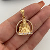 Dije Guadalupe casting Oro amarillo 18k 6,95 Gr / 20 mm / 2,7 Cm