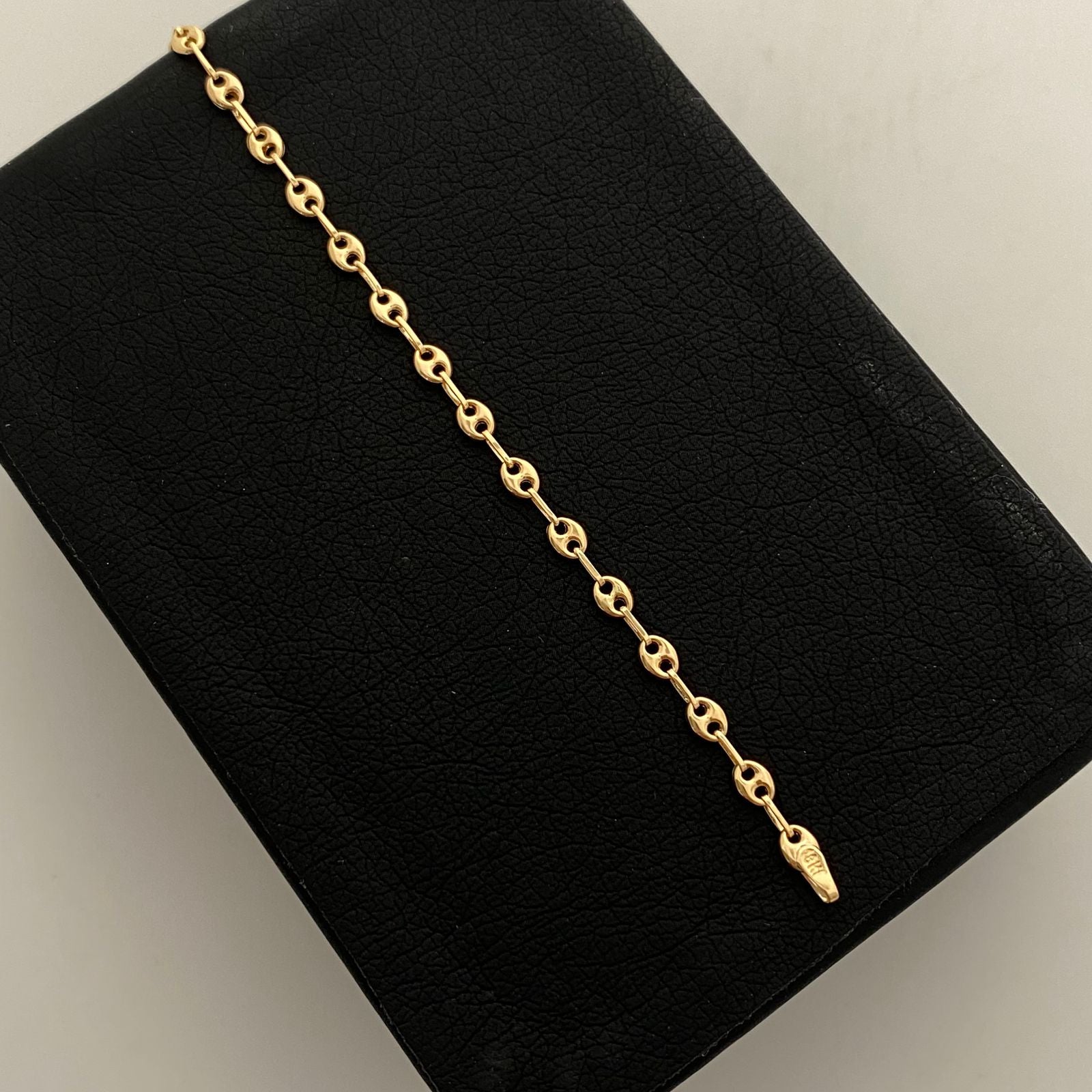 Pulso Baby Gc Liso Oro amarillo 18k 1,80 Gr / 3,3 mm / 16,4 Cm Broche 0,30