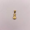 Dije bolsa dinero Oro amarillo 18k 0,55 Gr / 6,72 mm / 2 Cm