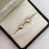 Topos Corazon borde diamantado Oro amarillo 18k 0,65 Gr / 7,8 mm