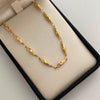 Cadena Rustica Dubai Oro amarillo 18k 6,50 Gr / 3,8 mm / 60 Cm Broche 0,40