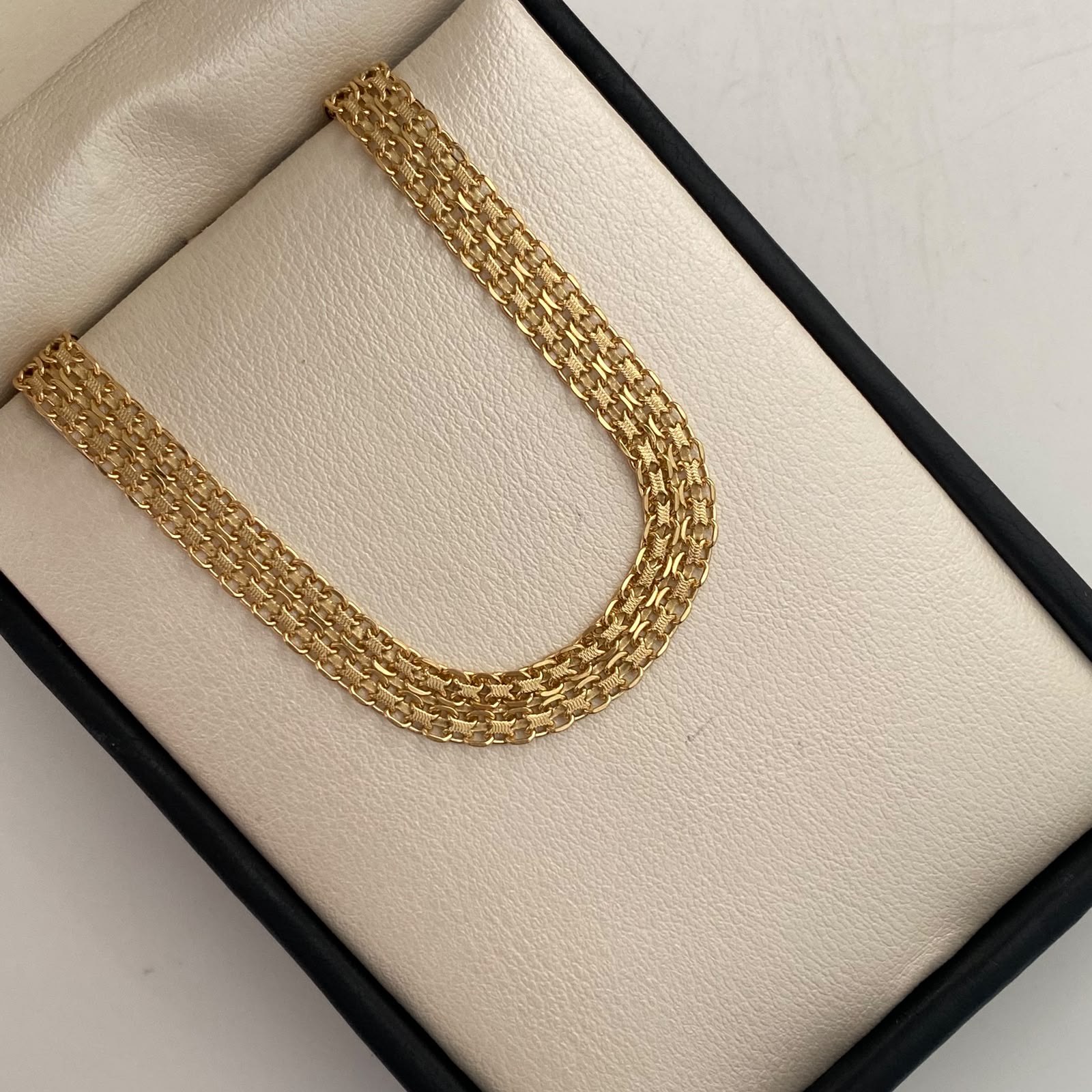 Pulso It China Oro amarillo 18k +1 / 8,55 Gr / 6,2 mm / 20 Cm